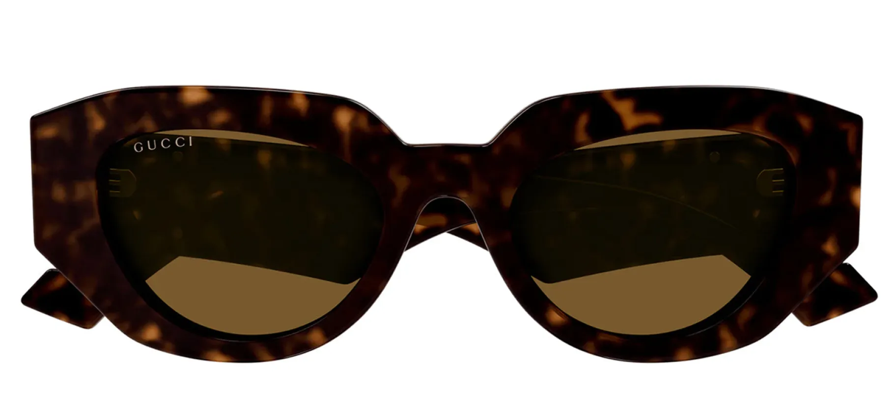 Gucci GG 1421S 002 Cat-Eye Plastic Tortoise Sunglasses with Brown Lens sold by Gaffos