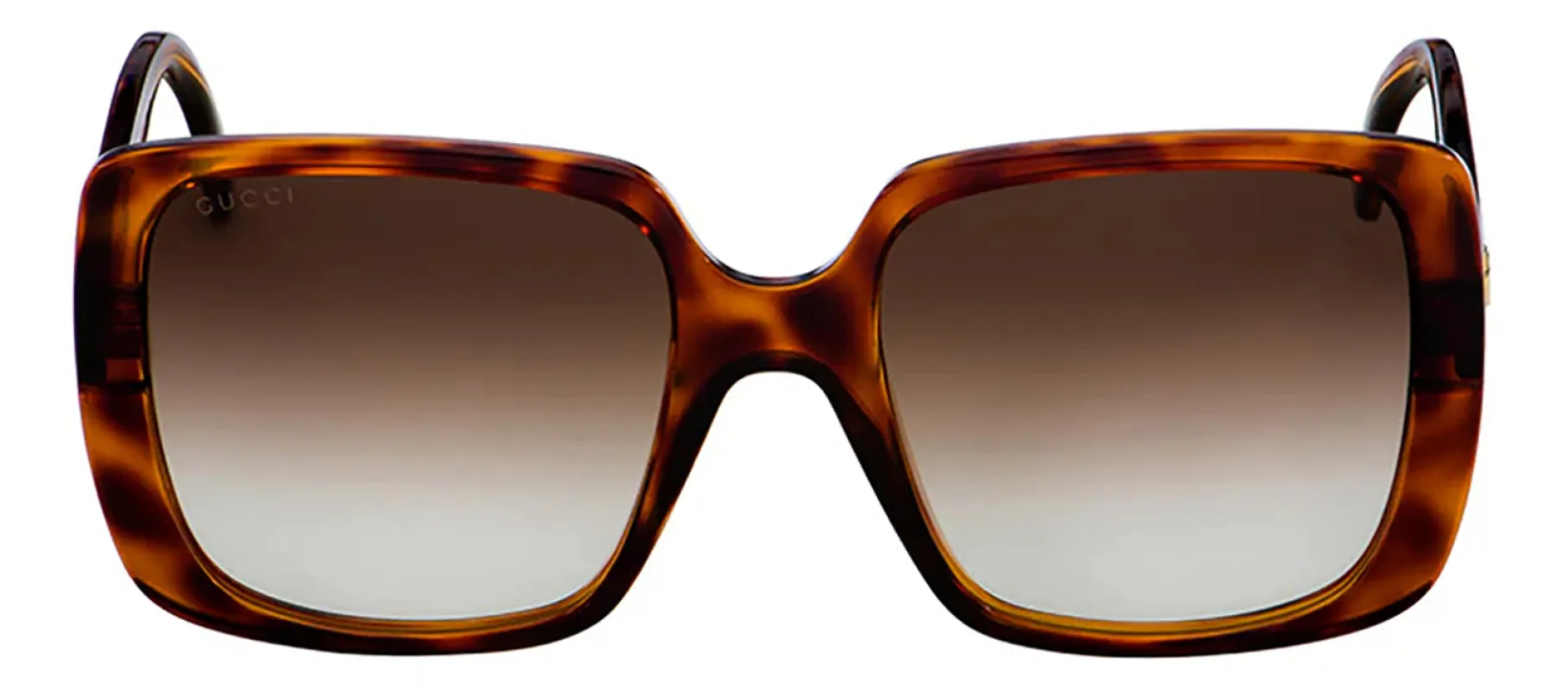 Gucci GG 0632S 002 Square Plastic Havana Sunglasses with Brown Gradient Lens sold by Gaffos