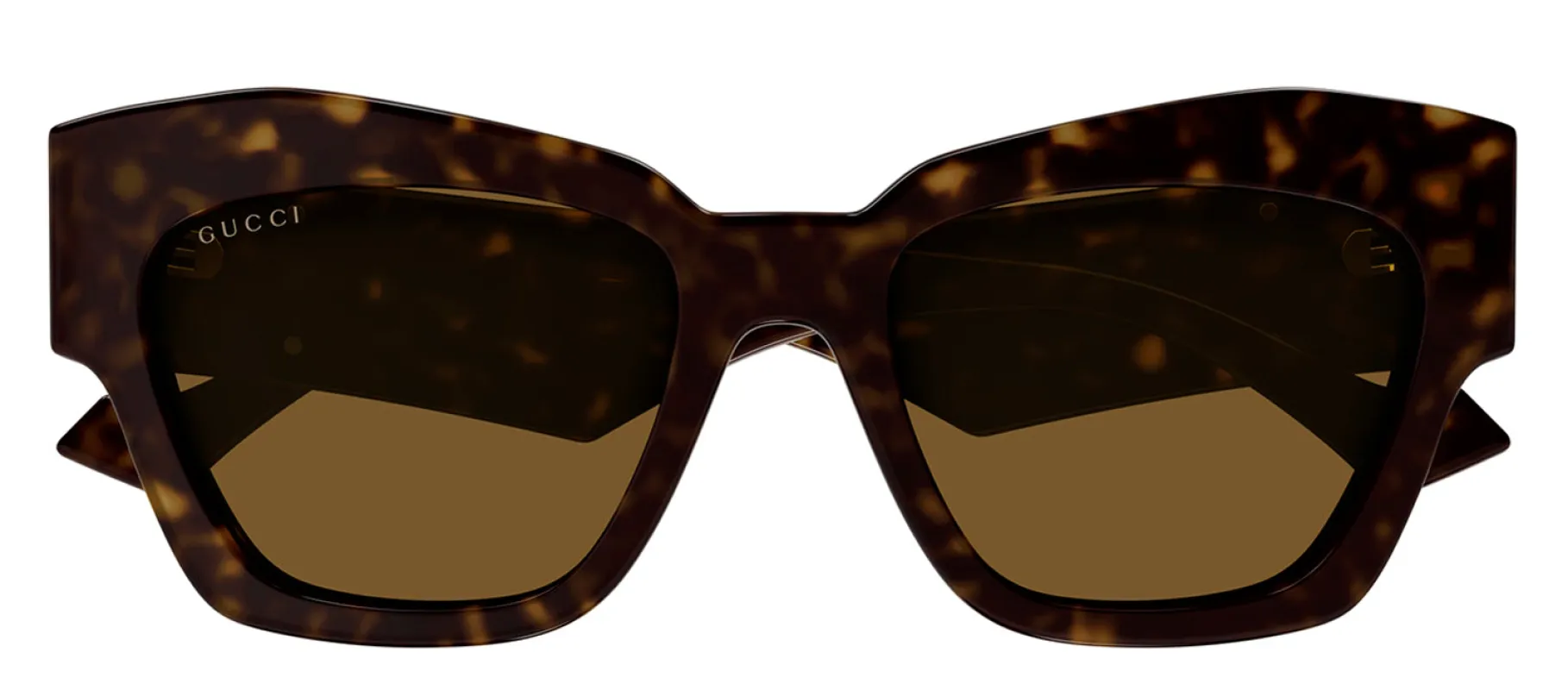 Gucci GG 1422S 003 Square Plastic Havana Sunglasses with Brown Lens sold by Gaffos