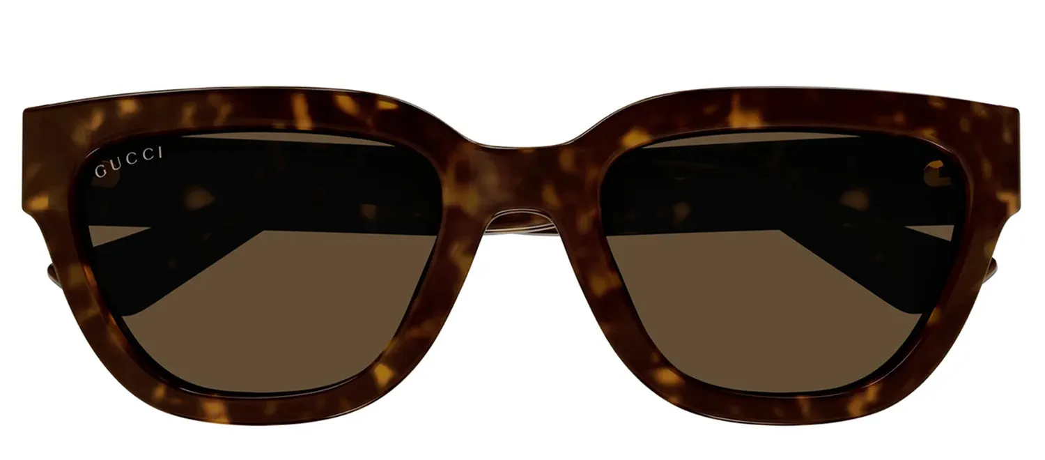 Gucci GG 1578S 002 Cat-Eye Plastic Havana Sunglasses with Brown Lens sold by Gaffos