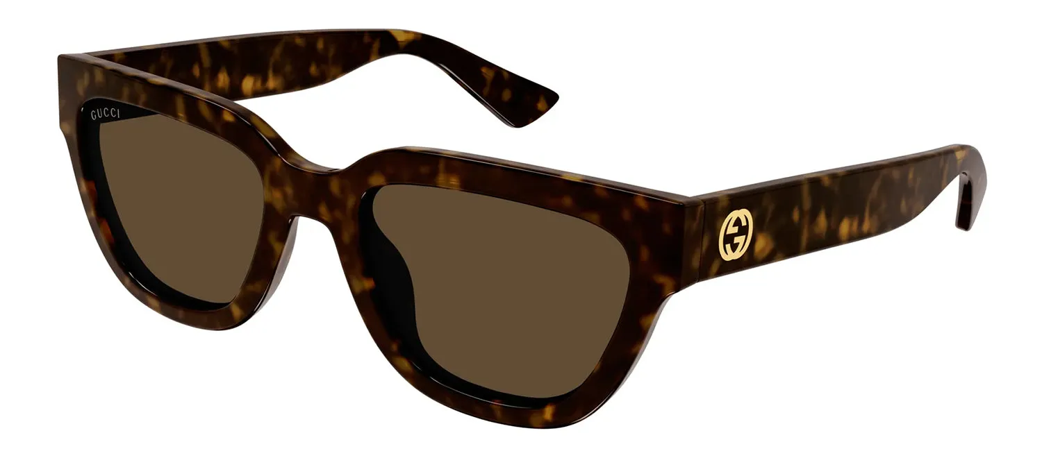 Gucci GG 1578S 002 Cat-Eye Plastic Havana Sunglasses with Brown Lens sold by Gaffos product image thumbnail 2