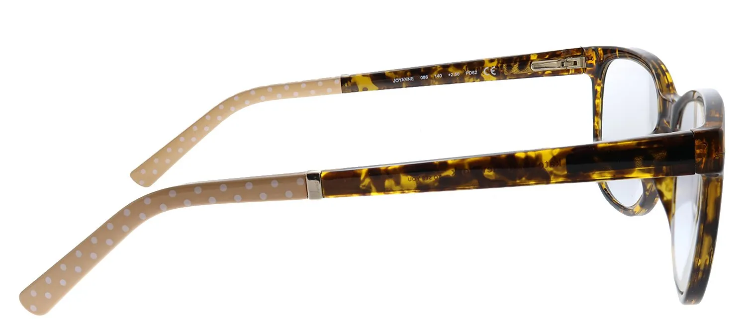 Kate Spade KS JOYANNE 086 Oval Plastic Havana Readers sold by Gaffos product image thumbnail 3