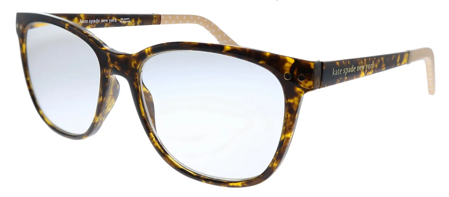 Kate Spade KS JOYANNE 086 Oval Plastic Havana Readers sold by Gaffos product image thumbnail 2