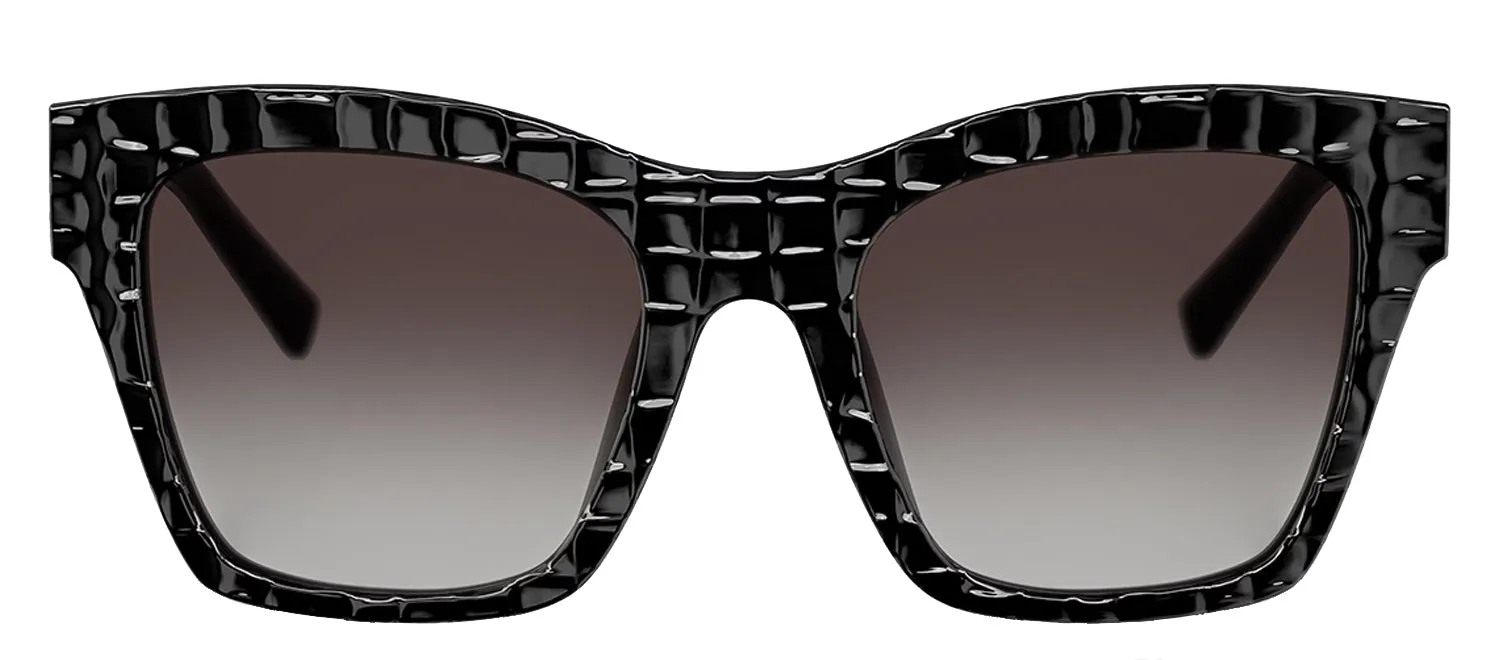 Dolce & Gabbana DG 4512 32888G Square Plastic Black Sunglasses with Grey Gradient Lens sold by Gaffos