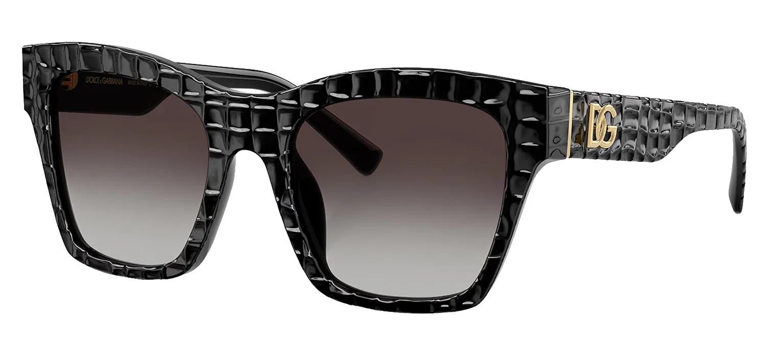 Dolce & Gabbana DG 4512 32888G Square Plastic Black Sunglasses with Grey Gradient Lens sold by Gaffos product image thumbnail 2