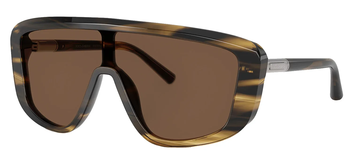 Dolce & Gabbana DG 4520 306373 Shield Plastic Brown Sunglasses with Brown Lens sold by Gaffos product image thumbnail 2