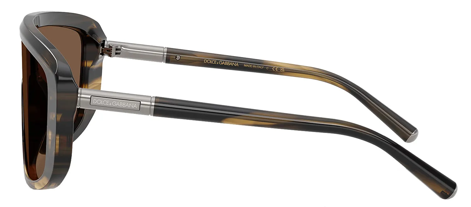 Dolce & Gabbana DG 4520 306373 Shield Plastic Brown Sunglasses with Brown Lens sold by Gaffos product image thumbnail 3