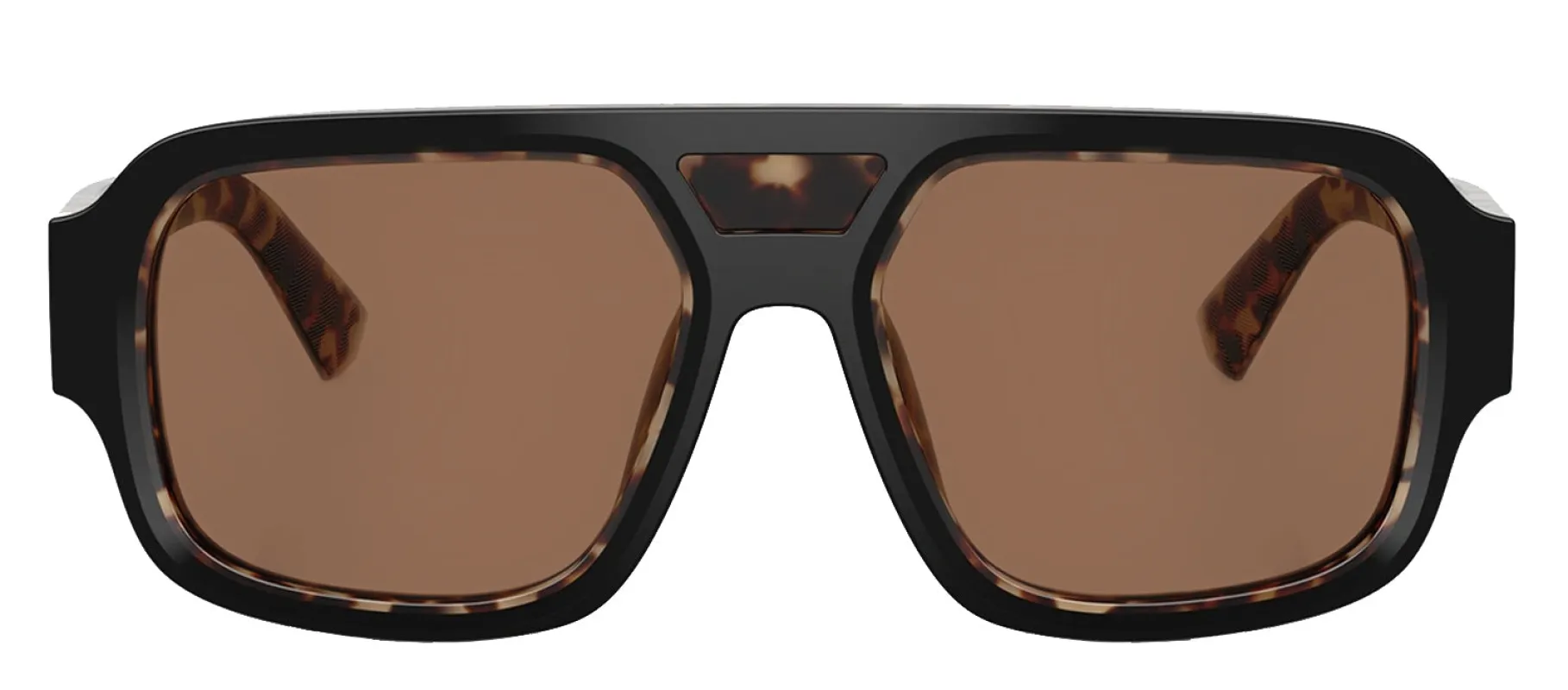 Dolce & Gabbana DG 4516 341773 Square Plastic Red Havana Sunglasses with Brown Lens sold by Gaffos