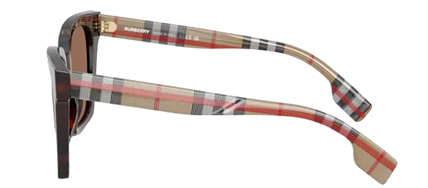 Burberry BE 4335 390373 Square Plastic Havana Sunglasses with Brown Lens sold by Gaffos product image thumbnail 3