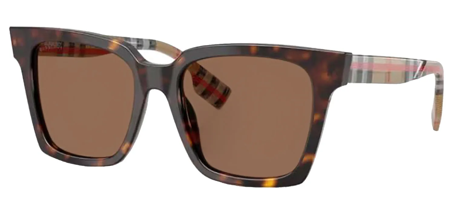 Burberry BE 4335 390373 Square Plastic Havana Sunglasses with Brown Lens sold by Gaffos product image thumbnail 2