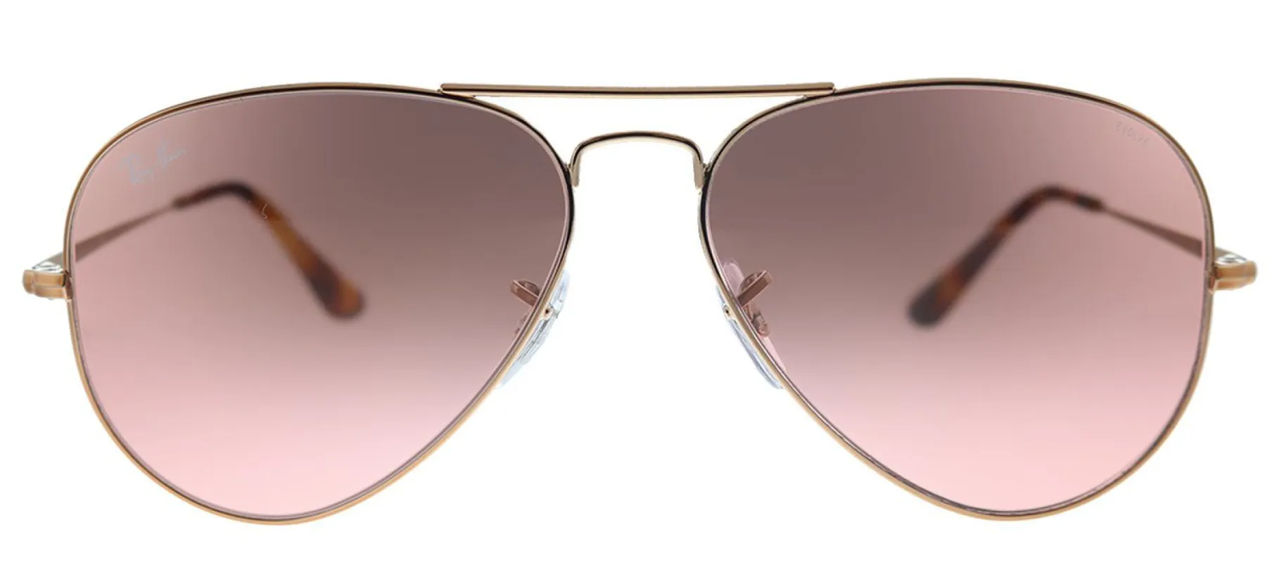 Ray-Ban RB 3689 9151AA Aviator Metal Bronze Sunglasses with Red Gradient Lens sold by Gaffos