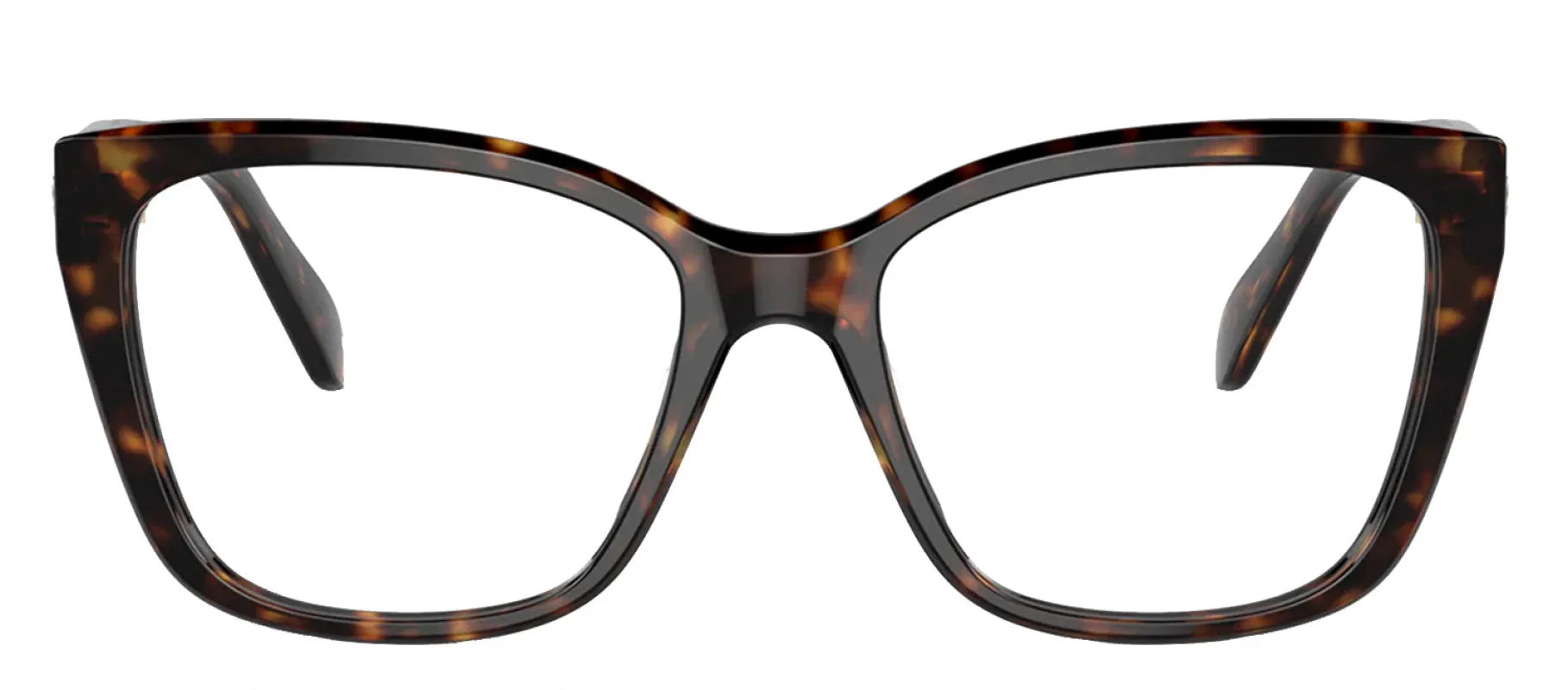 Swarovski SK 2008 1002 Irregular Plastic Havana Eyeglasses with Logo Stamped Demo Lenses sold by Gaffos