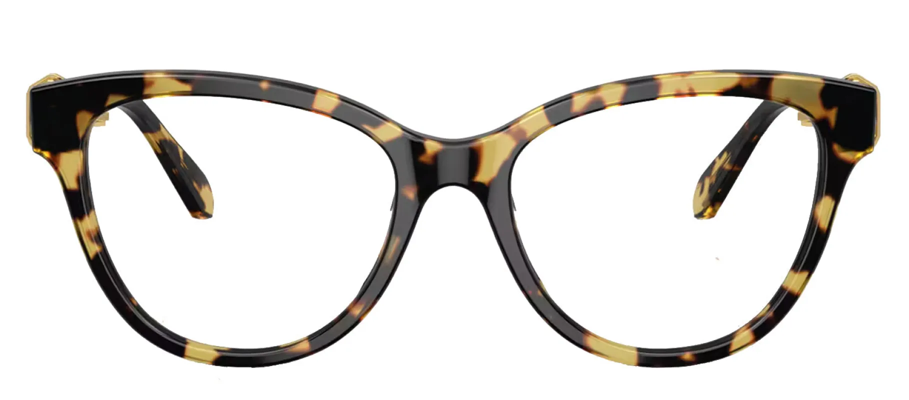 Swarovski SK 2004 1009 Cat-Eye Plastic Havana Eyeglasses with Logo Stamped Demo Lenses sold by Gaffos