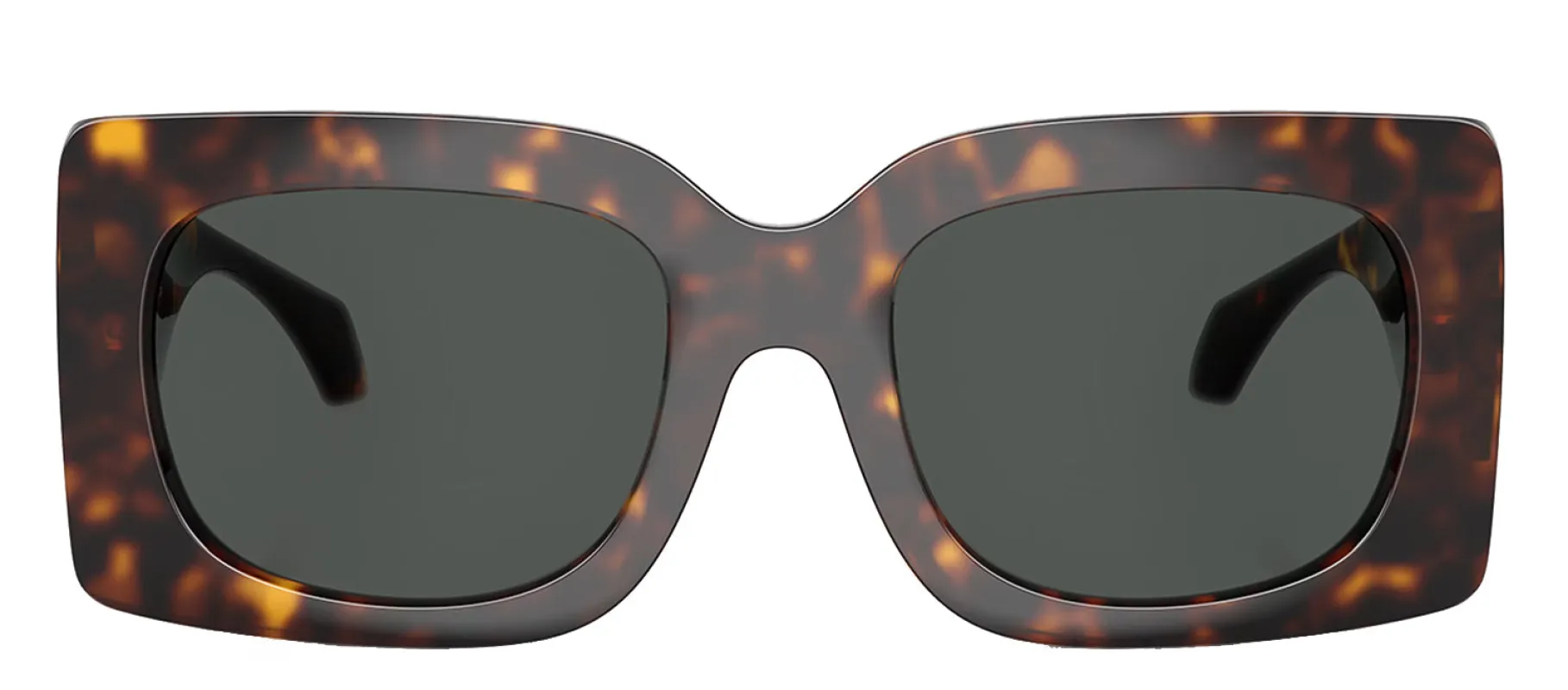 Versace VE 4496U 108/87 Square Plastic Havana Sunglasses with Grey Lens sold by Gaffos