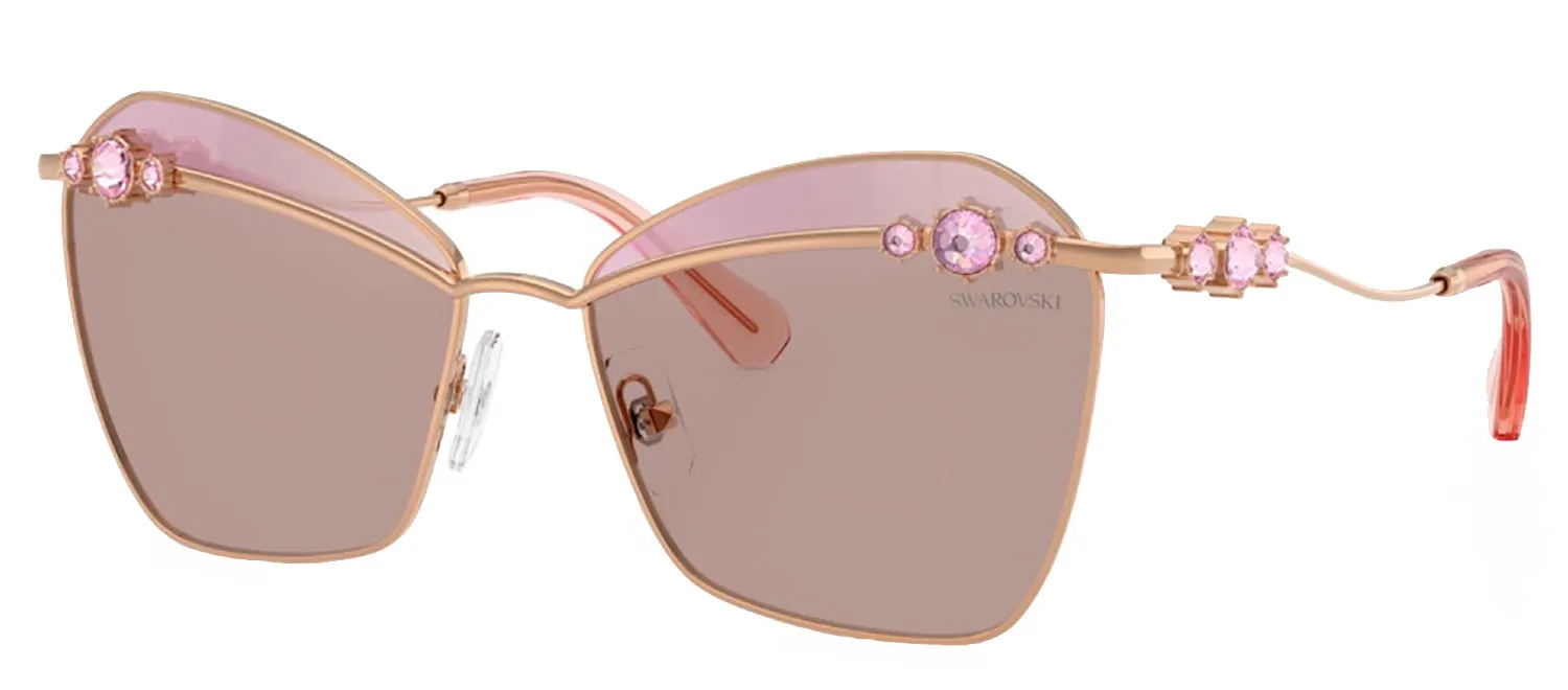 Swarovski SK 7040 401461 Butterfly Metal Gold Sunglasses with Brown Lens sold by Gaffos product image thumbnail 2