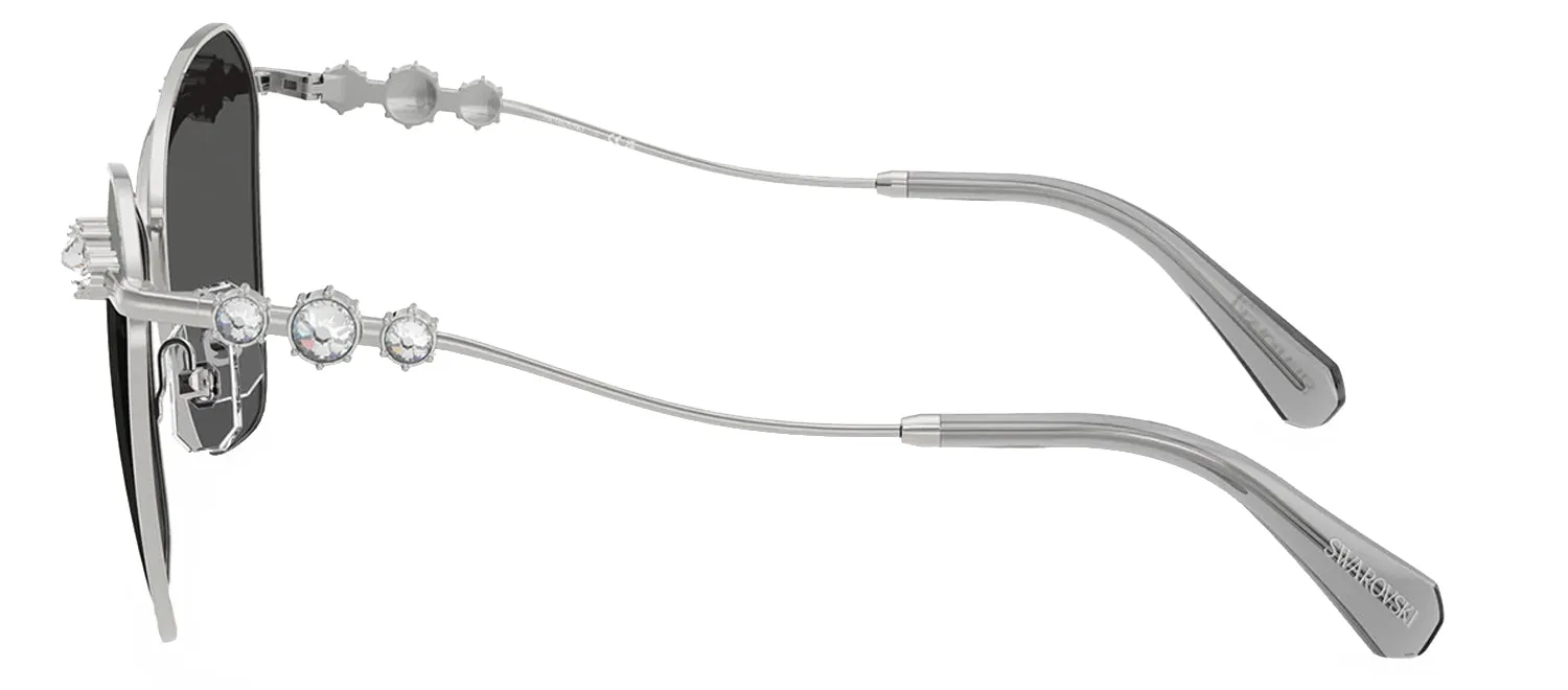 Swarovski SK 7040 4001AL Butterfly Metal Silver Sunglasses with Grey Lens sold by Gaffos product image thumbnail 3