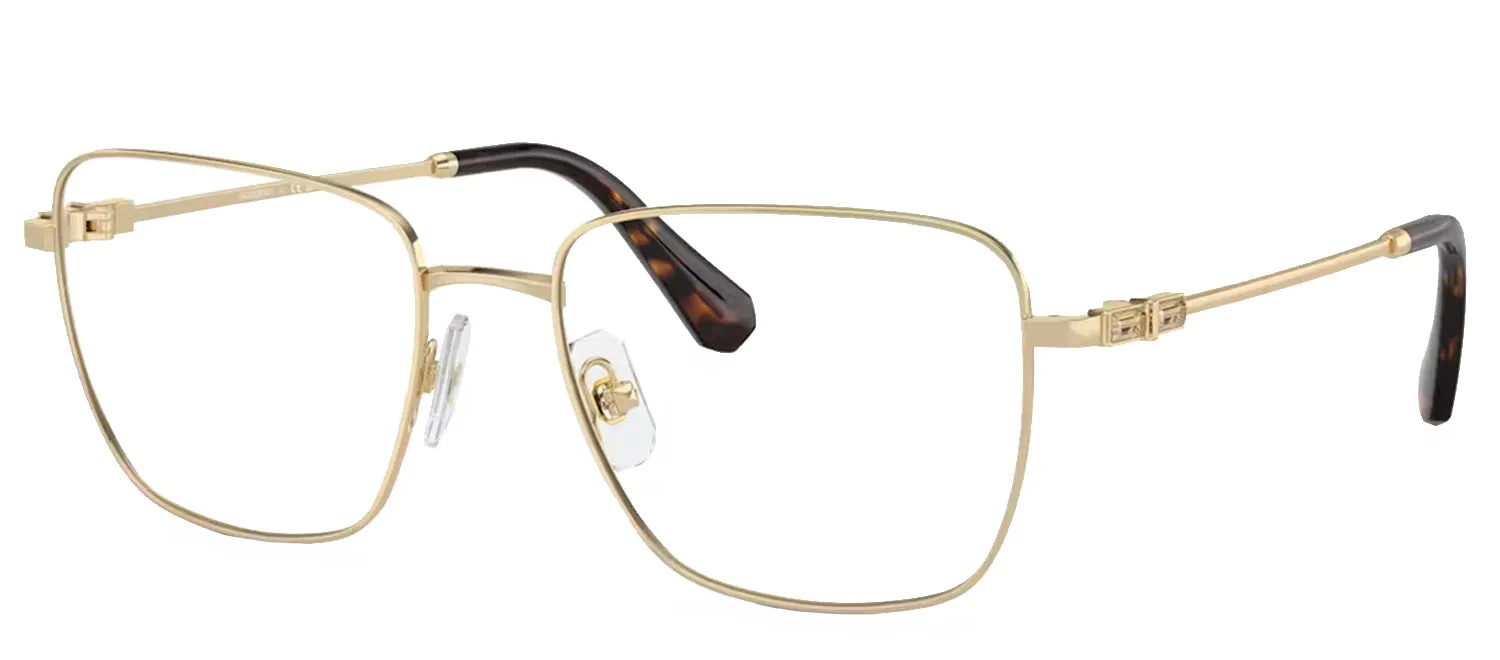 Swarovski SK 1003 4013 Rectangle Metal Gold Eyeglasses with Logo Stamped Demo Lenses sold by Gaffos product image thumbnail 2