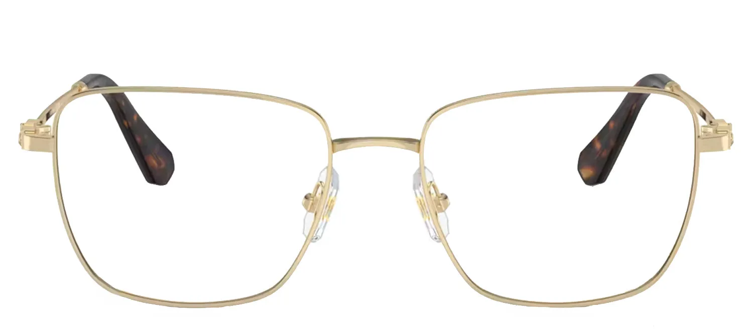 Swarovski SK 1003 4013 Rectangle Metal Gold Eyeglasses with Logo Stamped Demo Lenses sold by Gaffos