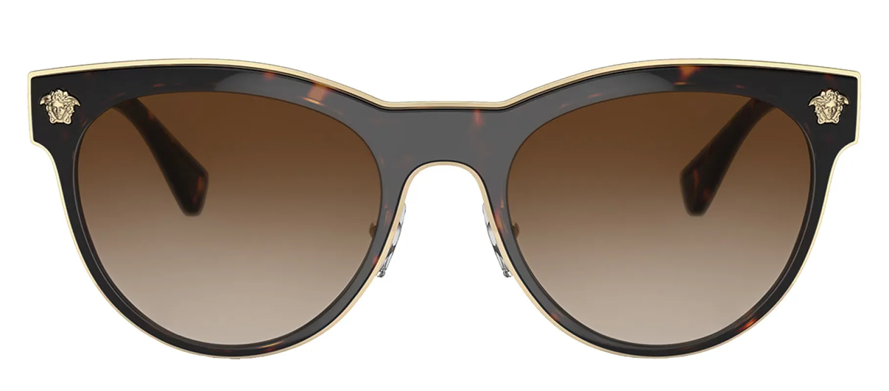 Versace VE 2198 125213 Phantos Plastic Havana Sunglasses with Brown Gradient Lens sold by Gaffos