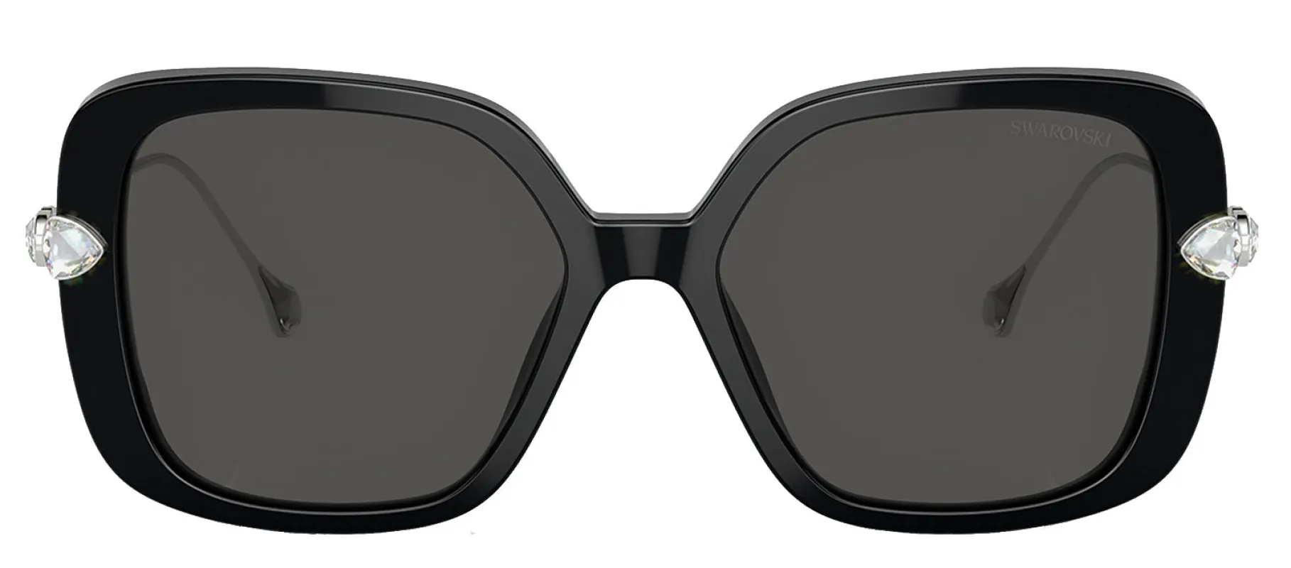 Swarovski SK 6011 103887 Pillow Plastic Black Sunglasses with Grey Lens sold by Gaffos