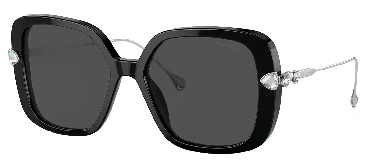 Swarovski SK 6011 103887 Pillow Plastic Black Sunglasses with Grey Lens sold by Gaffos product image thumbnail 2