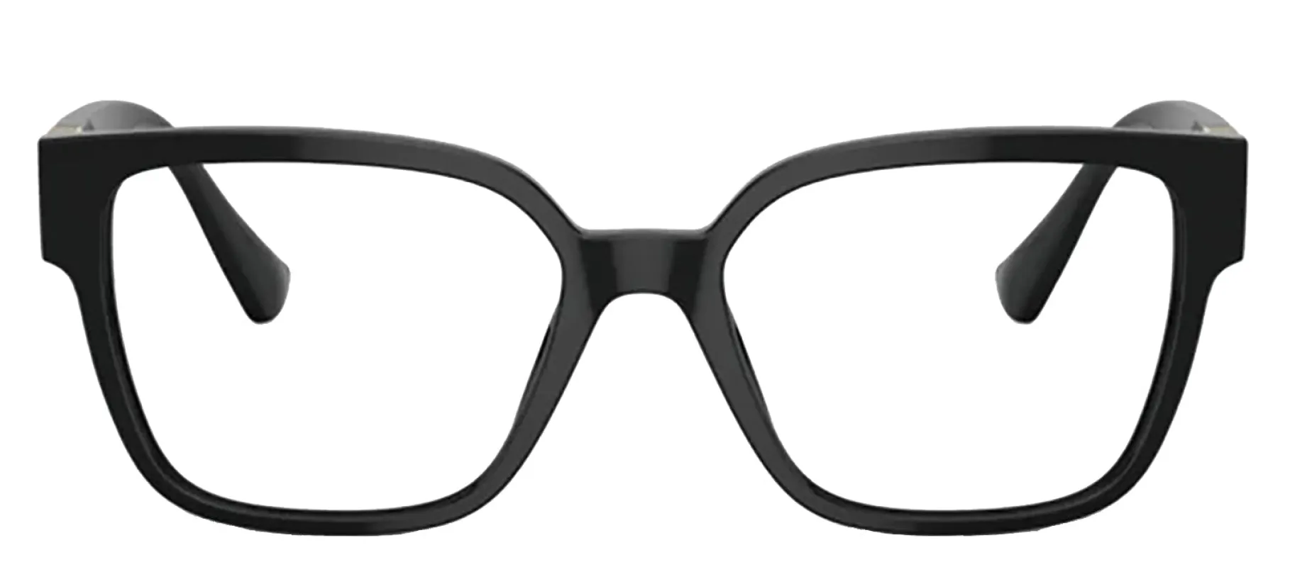 Versace VE 3329B GB1 Square Plastic Black Eyeglasses with Logo Stamped Demo Lenses sold by Gaffos