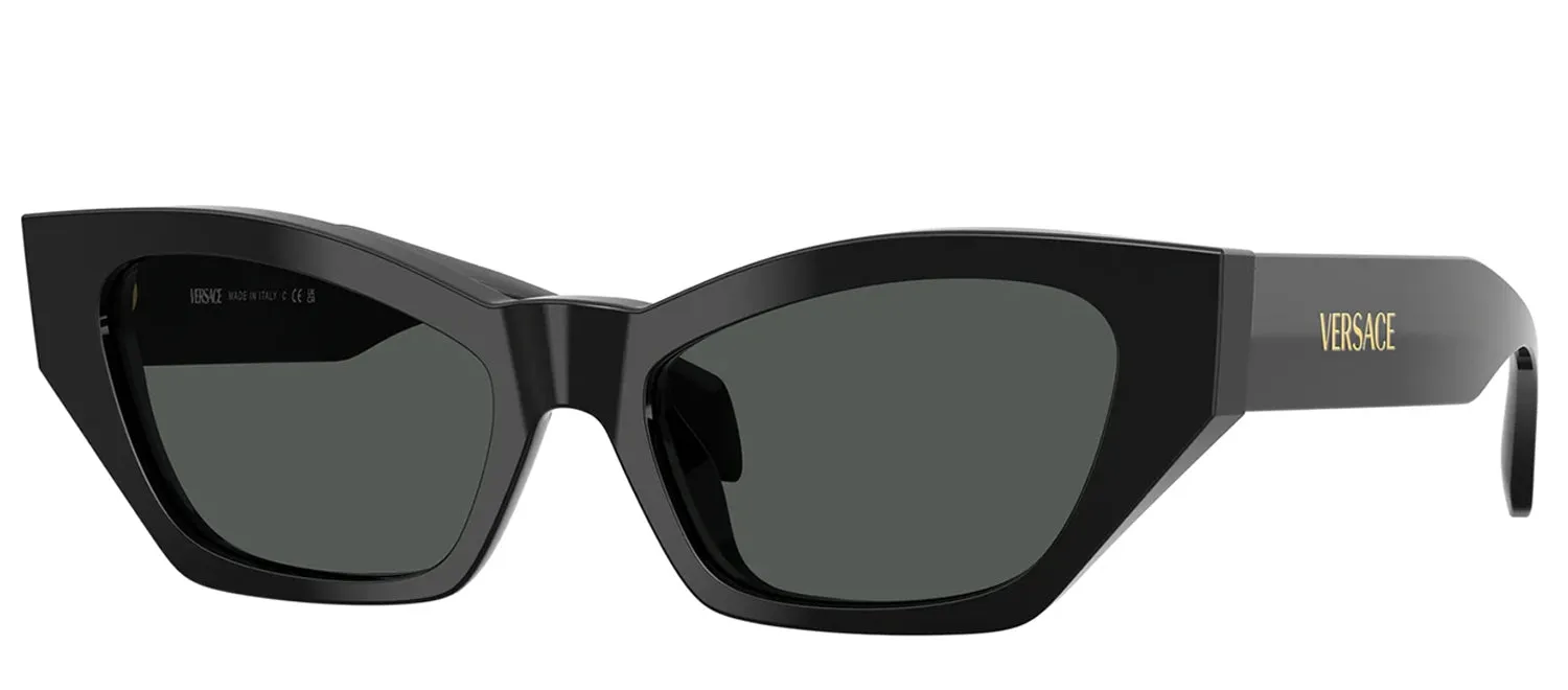 Versace VE 4488U GB1/87 Cat-Eye Plastic Black Sunglasses with Grey Lens sold by Gaffos product image thumbnail 2