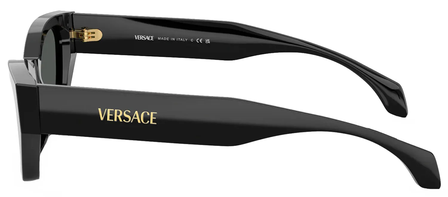 Versace VE 4488U GB1/87 Cat-Eye Plastic Black Sunglasses with Grey Lens sold by Gaffos product image thumbnail 3
