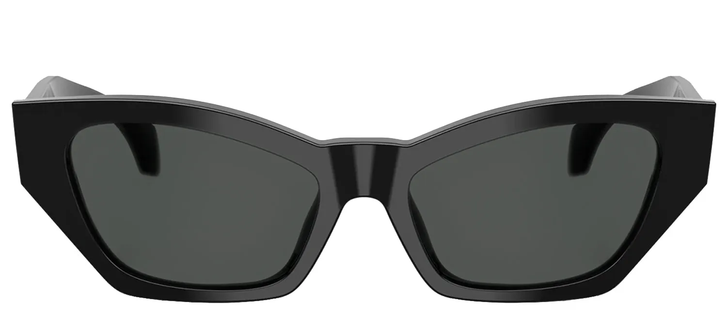 Versace VE 4488U GB1/87 Cat-Eye Plastic Black Sunglasses with Grey Lens sold by Gaffos