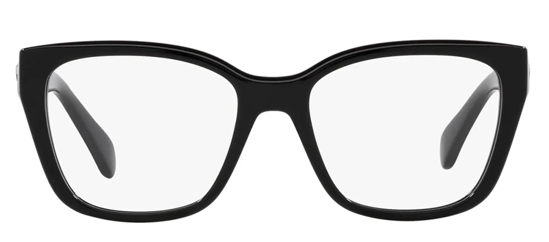 Swarovski SK 2008 1001 Irregular Plastic Black Eyeglasses with Logo Stamped Demo Lenses sold by Gaffos