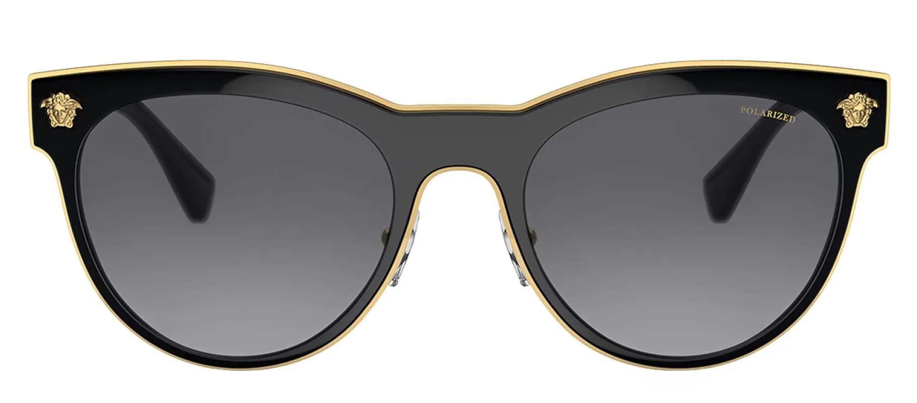 Versace VE 2198 1002T3 Phantos Plastic Black Sunglasses with Grey Polarized Lens sold by Gaffos