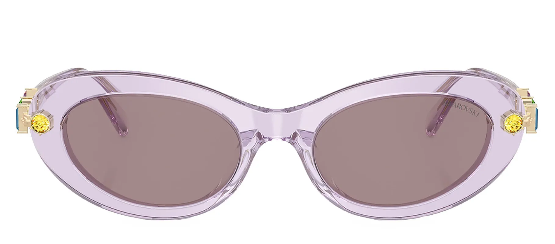 Swarovski SK 6042 1079LA Oval Plastic Purple Sunglasses with Purple Lens sold by Gaffos
