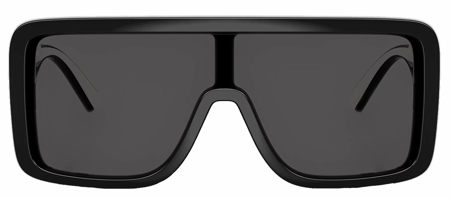 Dolce & Gabbana DG 6204 501/87 Rectangle Plastic Black Sunglasses with Grey Lens sold by Gaffos