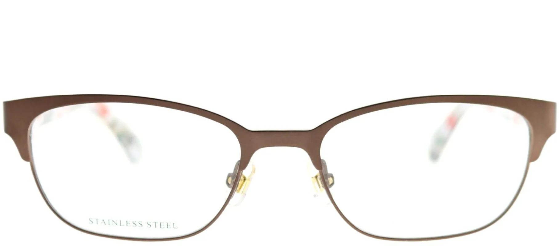 Kate Spade KS Diandra 305 Rectangle Metal Brown Eyeglasses with Demo Lens sold by Gaffos