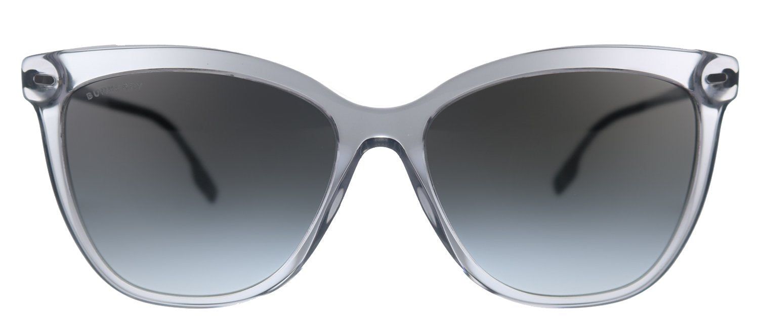 Burberry Clare BE 4308 38558G Square Plastic Grey Sunglasses with Grey Gradient Lens sold by Gaffos