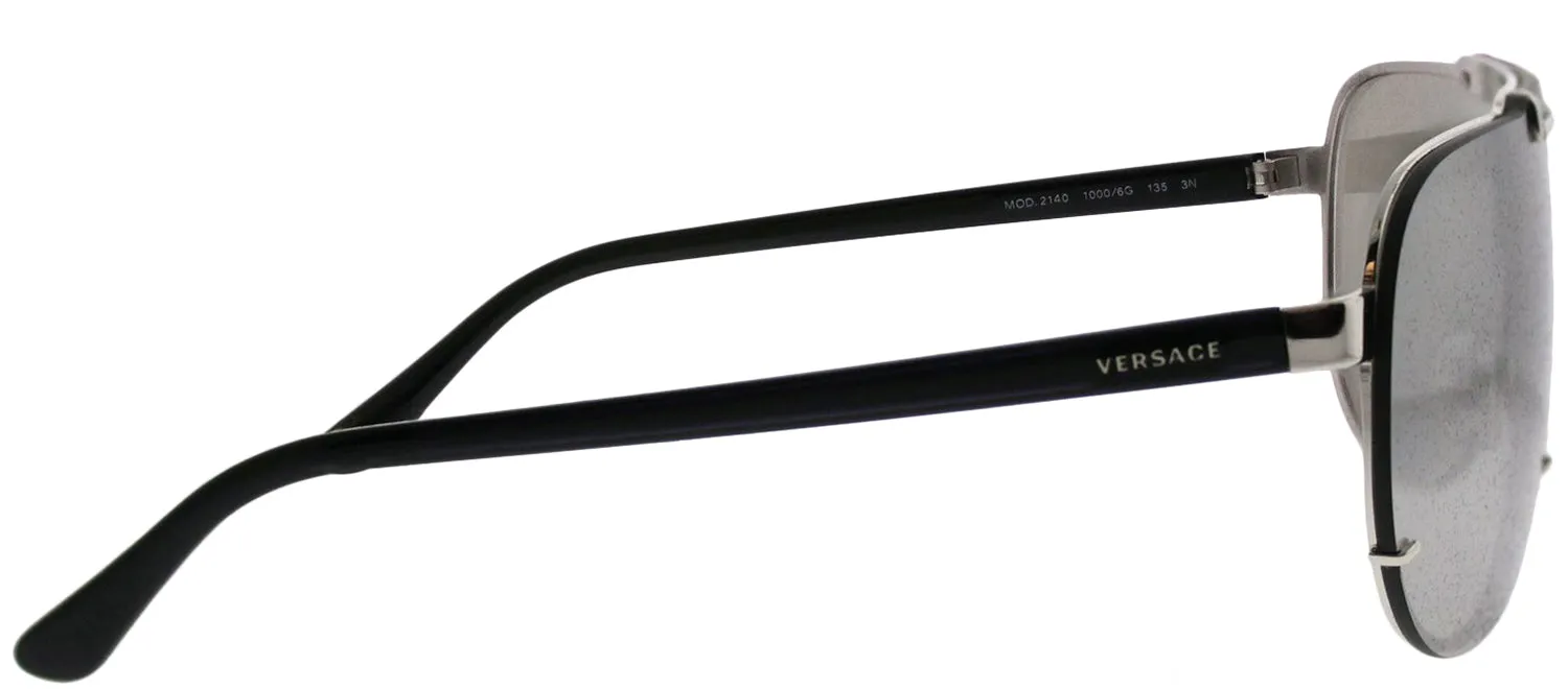 Versace VE 2140 10006G Aviator Metal Silver Sunglasses with Silver Mirror Lens sold by Gaffos product image thumbnail 3