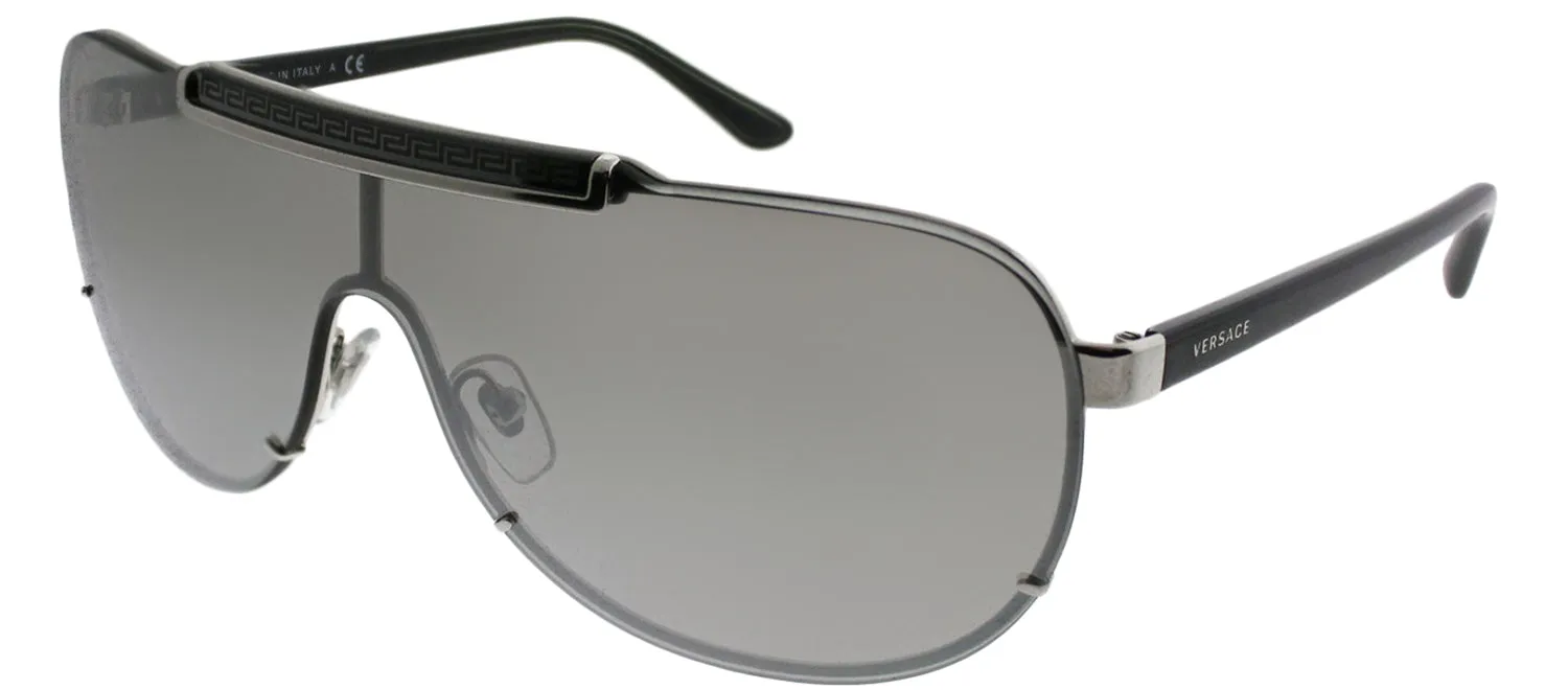 Versace VE 2140 10006G Aviator Metal Silver Sunglasses with Silver Mirror Lens sold by Gaffos product image thumbnail 2