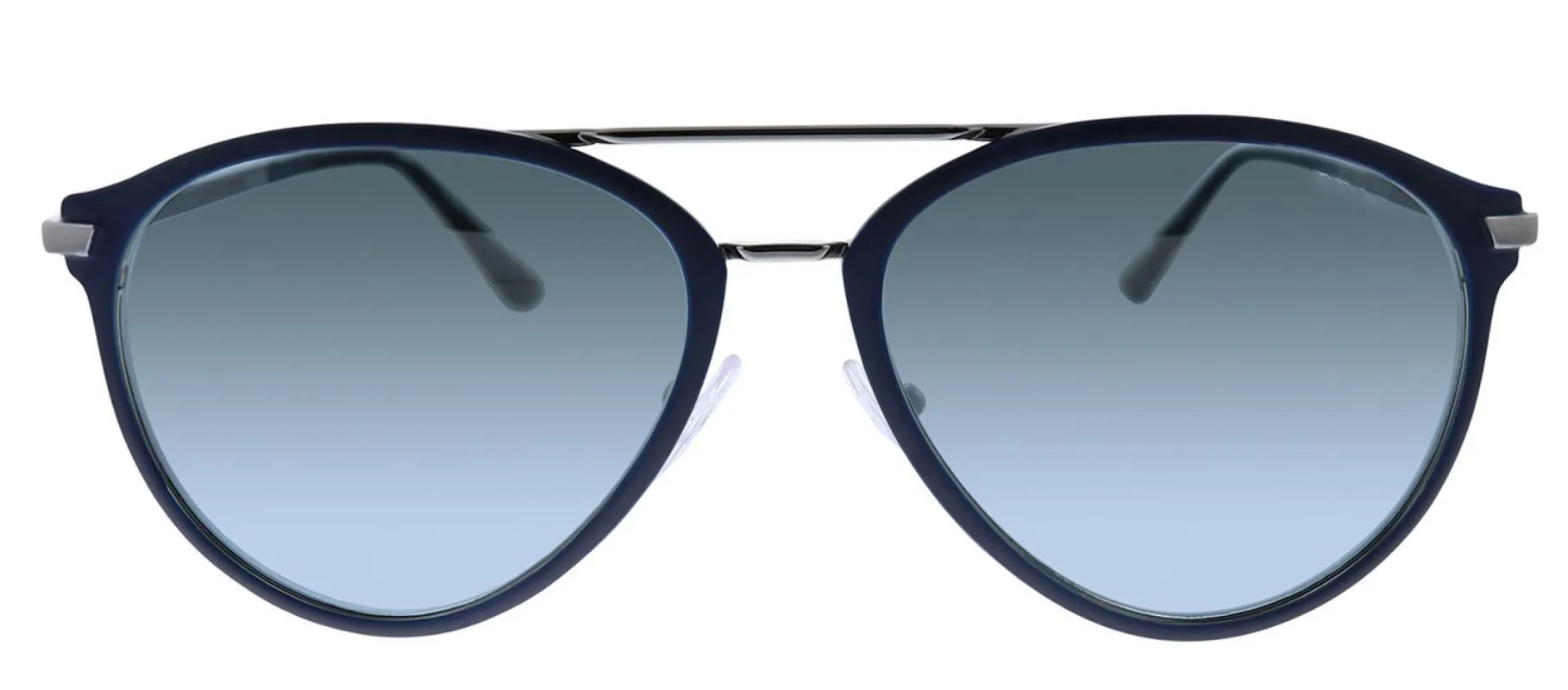 Prada PR 51WS 02N01A Pilot Plastic Blue Sunglasses with Blue Mirror Lens sold by Gaffos