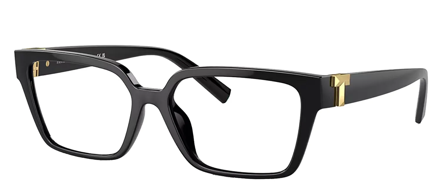 Tiffany & Co. TF 2232U 8001 Rectangle Plastic Black Eyeglasses with Logo Stamped Demo Lenses sold by Gaffos product image thumbnail 2