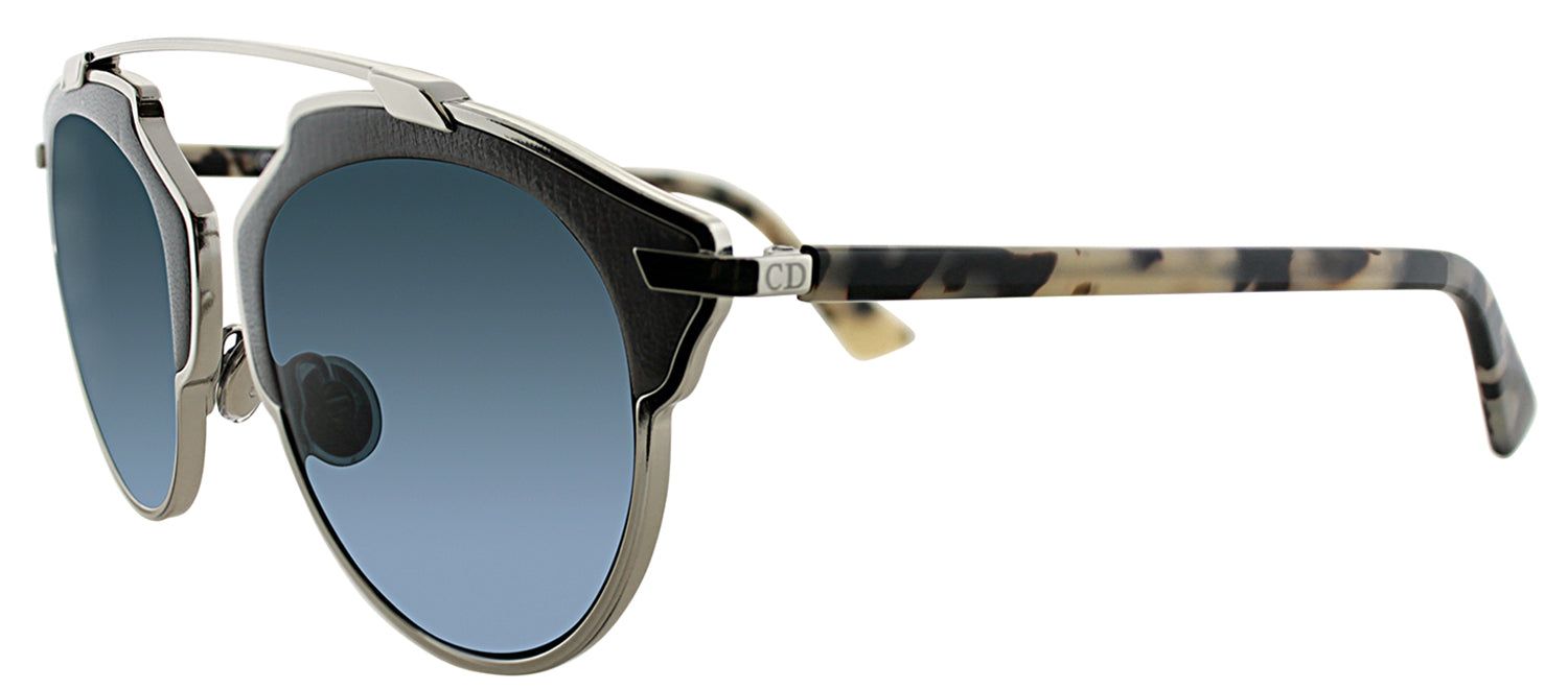 Dior CD SOREAL P7Q Aviator Metal Ruthenium/ Gunmetal Sunglasses with Blue Miirrored Lens sold by Gaffos product image thumbnail 2
