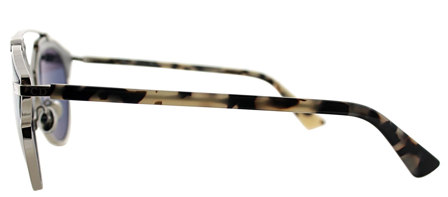 Dior CD SOREAL P7Q Aviator Metal Ruthenium/ Gunmetal Sunglasses with Blue Miirrored Lens sold by Gaffos product image thumbnail 3