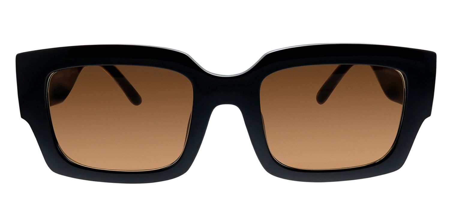 Tory Burch TY 9067U 1873S3 Rectangle Plastic Black Sunglasses with Brown Lens sold by Gaffos