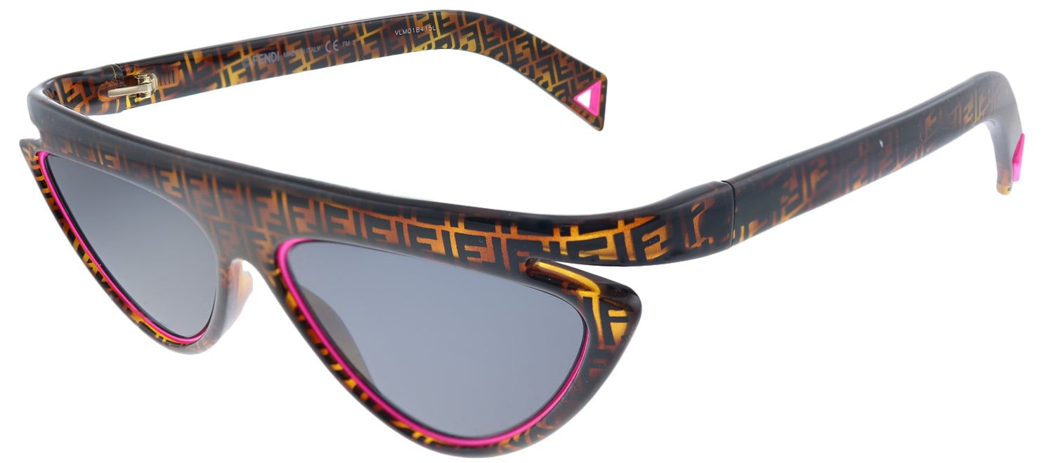 Fendi FF 0383 0T4 Cat-Eye Plastic Tortoise/ Havana Sunglasses with Grey Lens sold by Gaffos product image thumbnail 2