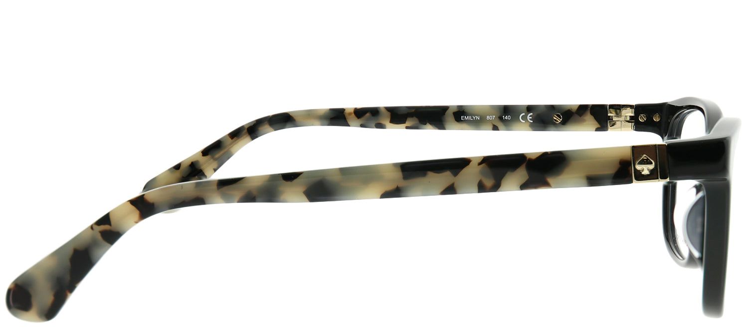 Kate Spade KS Emilyn 807 Square Plastic Black Eyeglasses with Demo Lens sold by Gaffos product image thumbnail 3