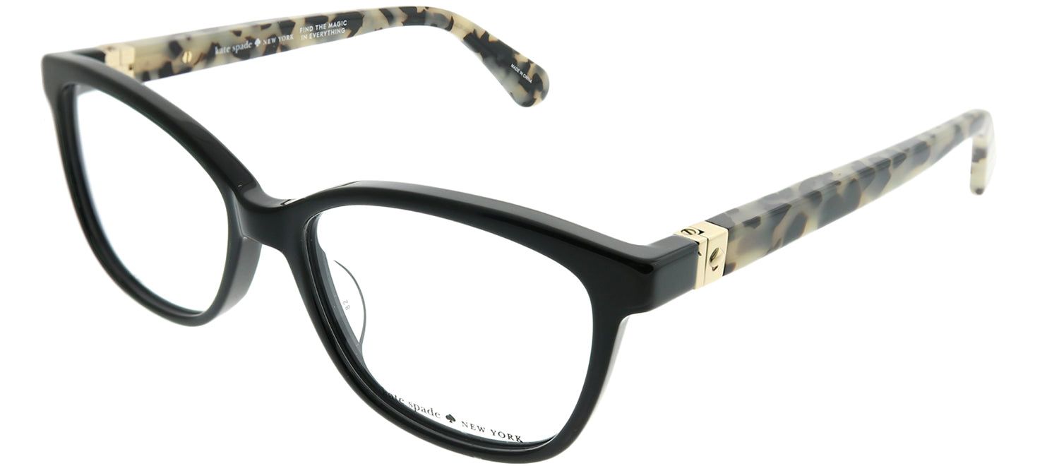 Kate Spade KS Emilyn 807 Square Plastic Black Eyeglasses with Demo Lens sold by Gaffos product image thumbnail 2