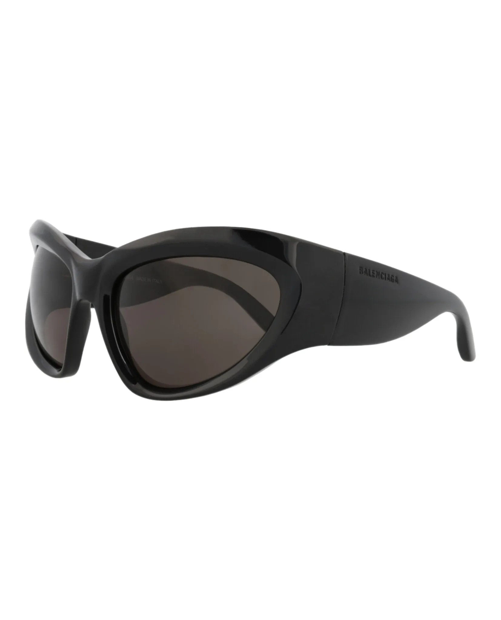 Balenciaga BB 0228S 30013403 001 Shield Plastic Black Sunglasses with Grey Lens sold by Gaffos product image thumbnail 2
