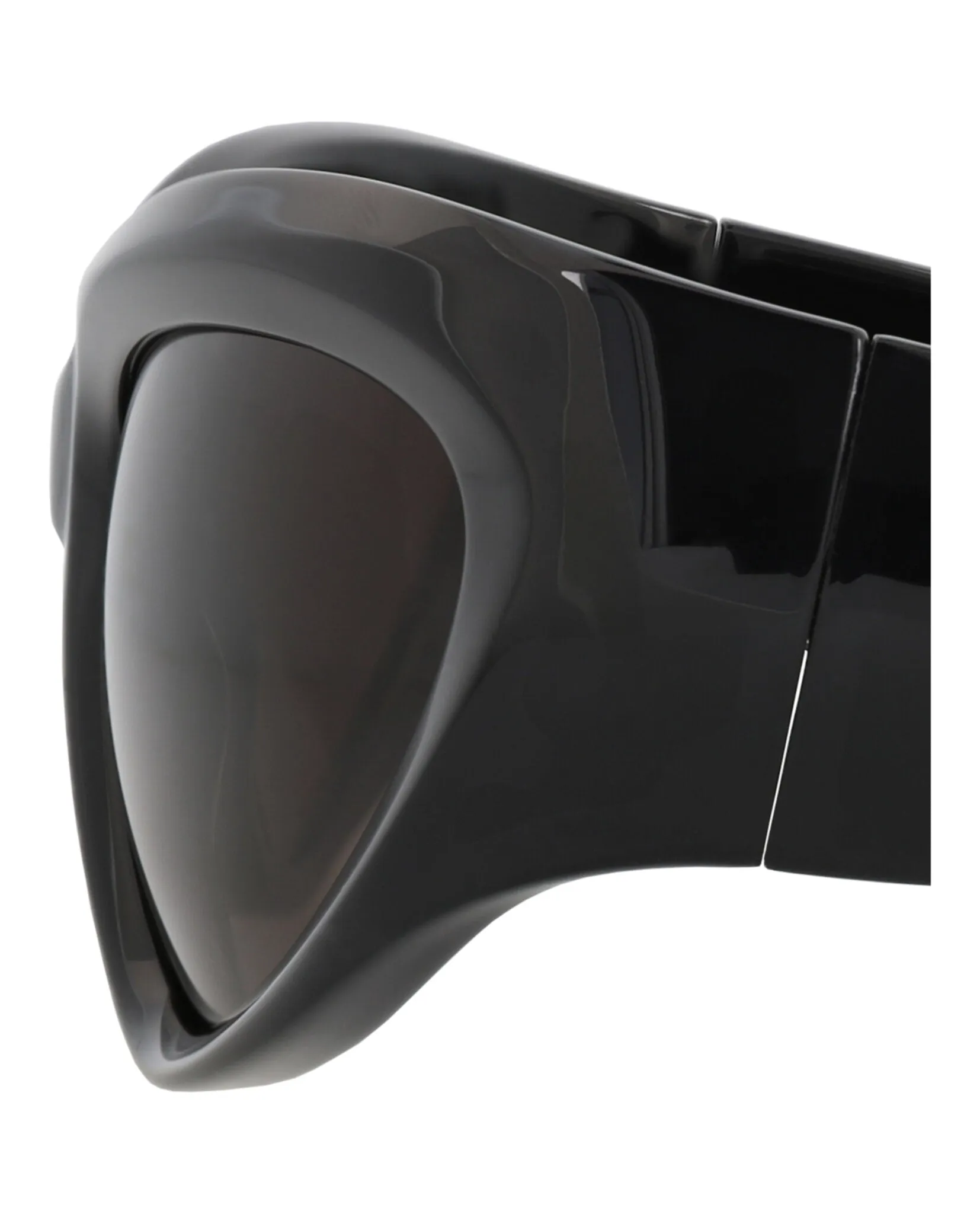 Balenciaga BB 0228S 30013403 001 Shield Plastic Black Sunglasses with Grey Lens sold by Gaffos product image thumbnail 4