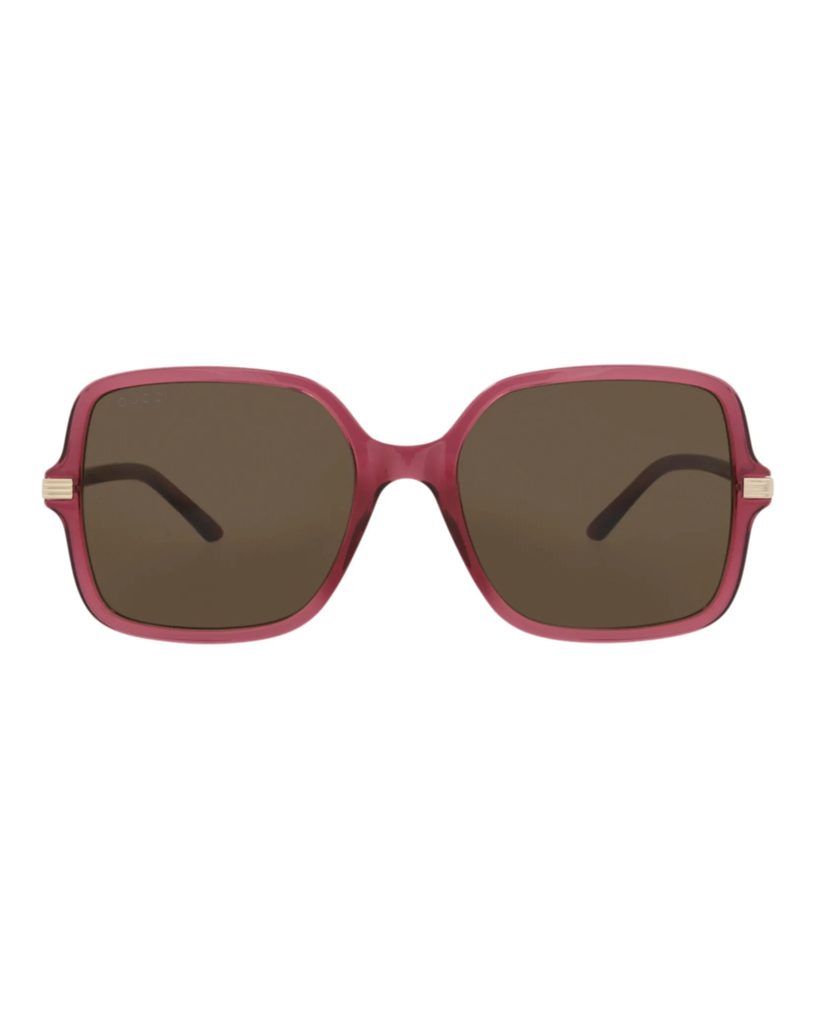 Gucci GG 1449S 30014449 004 Square Plastic Burgundy Sunglasses with Brown Lens sold by Gaffos