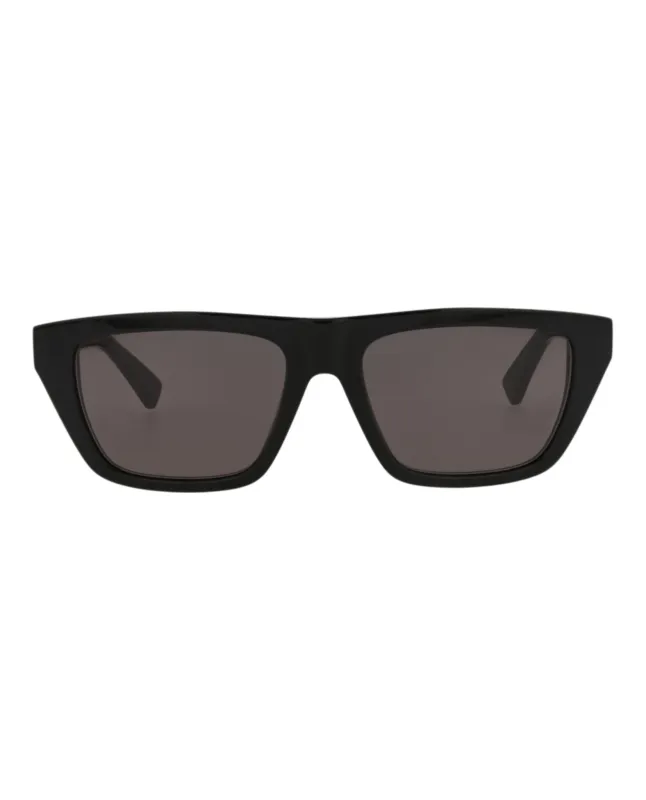 Bottega Veneta BV 1291S 30015222 001 Square Plastic Black Sunglasses with Grey Lens sold by Gaffos