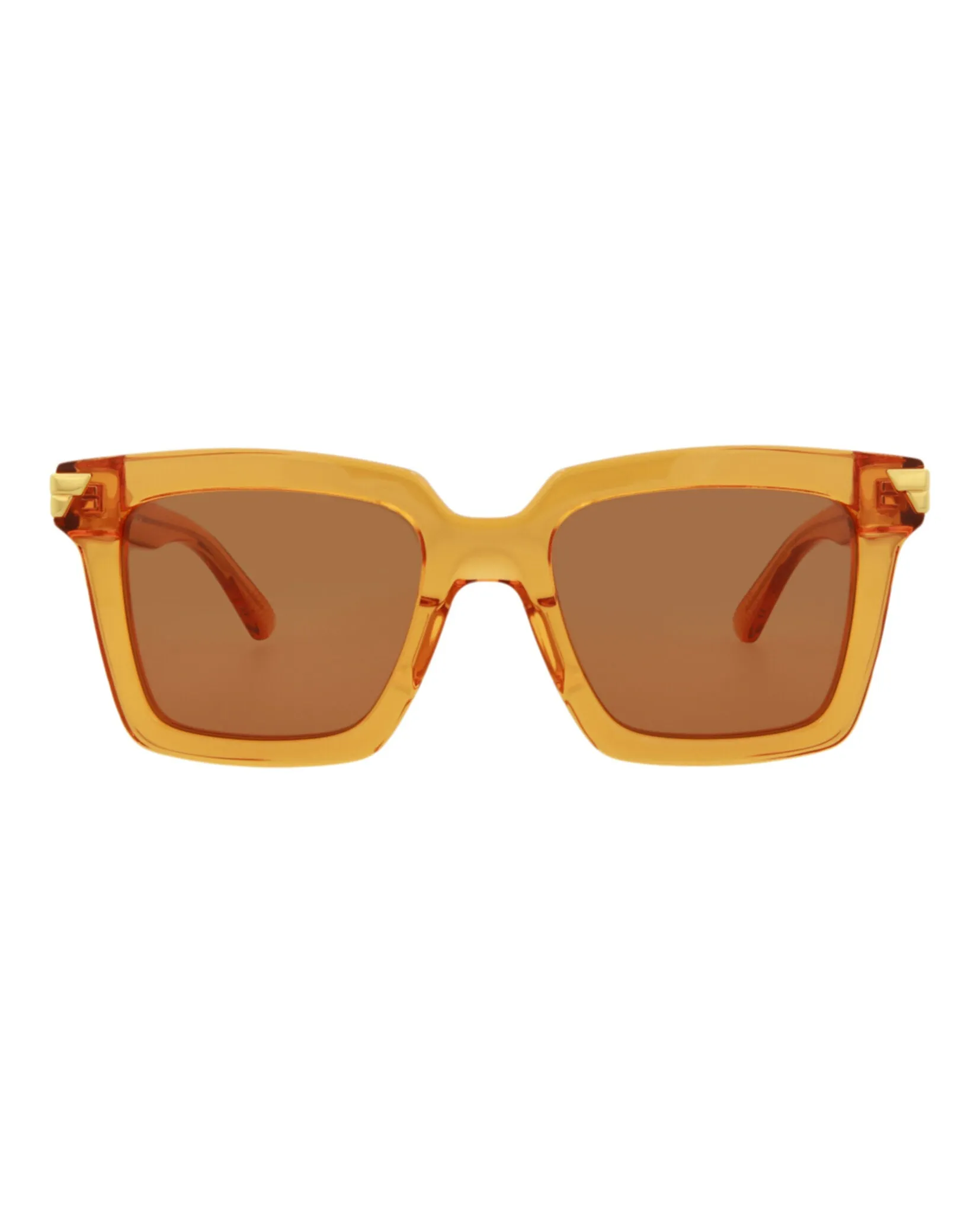 Bottega Veneta BV 1005S 30008310 004 Square Plastic Orange Sunglasses with Orange Lens sold by Gaffos
